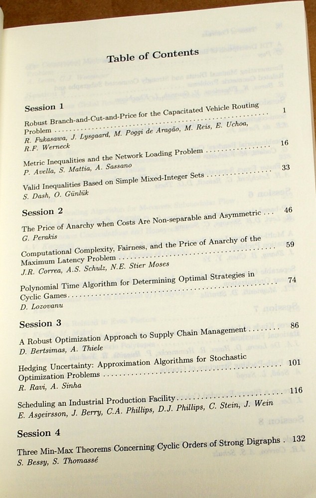 Integer Programming and Combinatorial Optimization