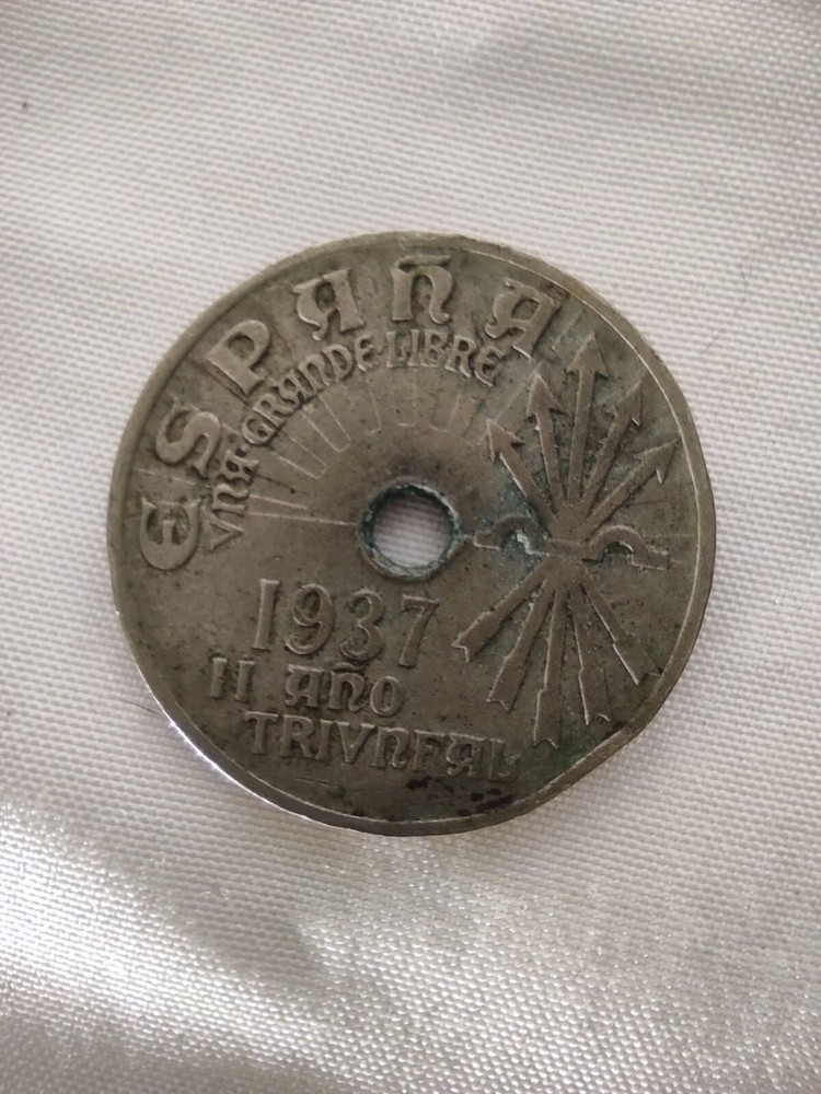 Spain España 25 Centimos 1937