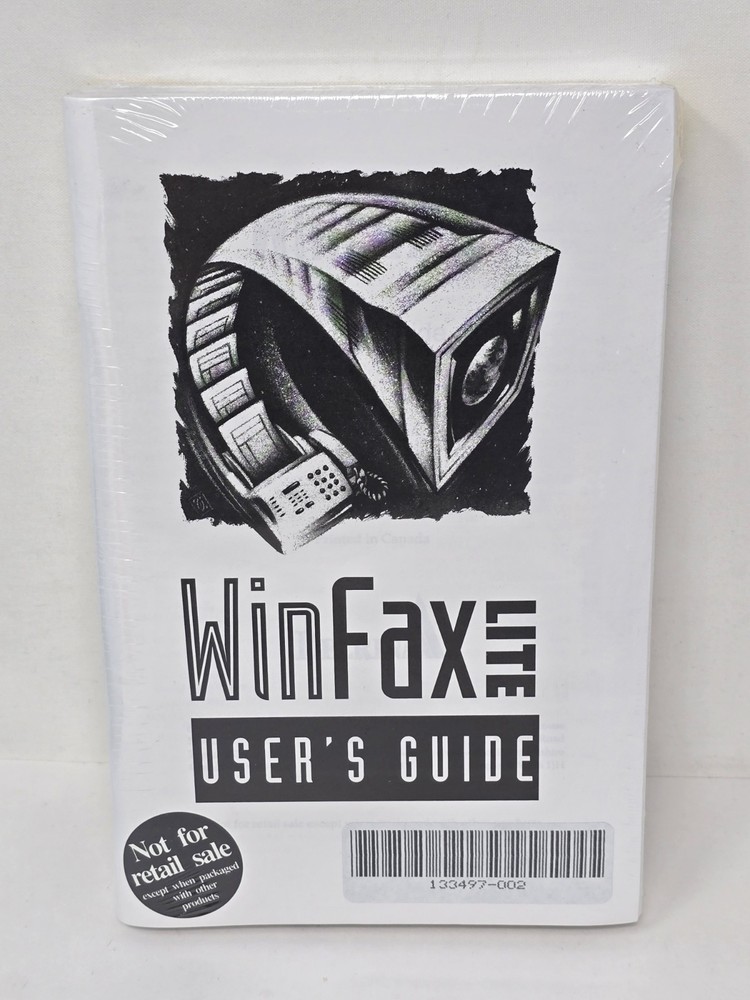 Vintage PFS: WindowWorks Version 2.0 & WinFax Lite User's Guide Set - SEALED