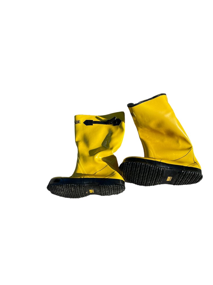 Servus Rubber Boots Mens Protective Overboot A380 Yellow SIZE 12