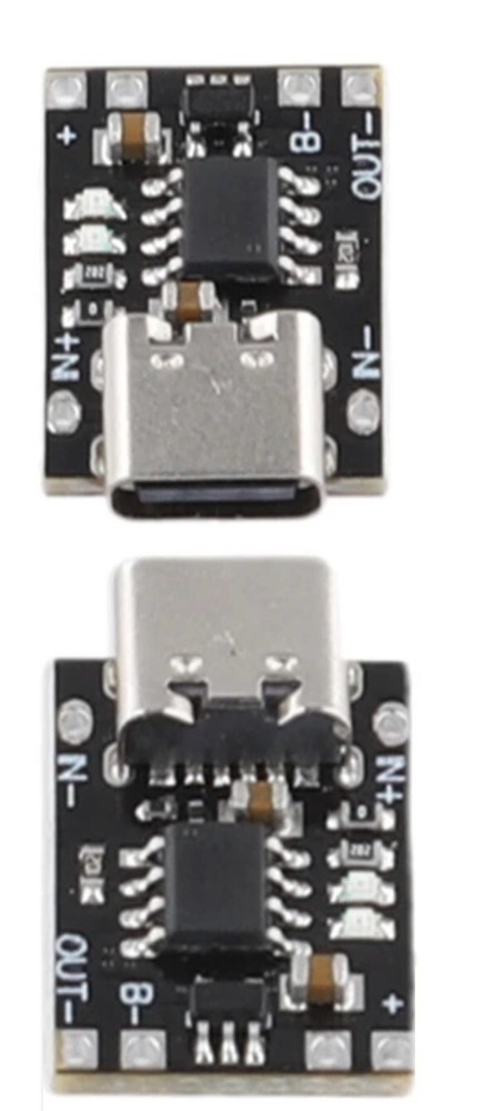 Tiny Smallest USB Type-C Ternary Lithium Battery Charger & Protection 3.7V 4.2V