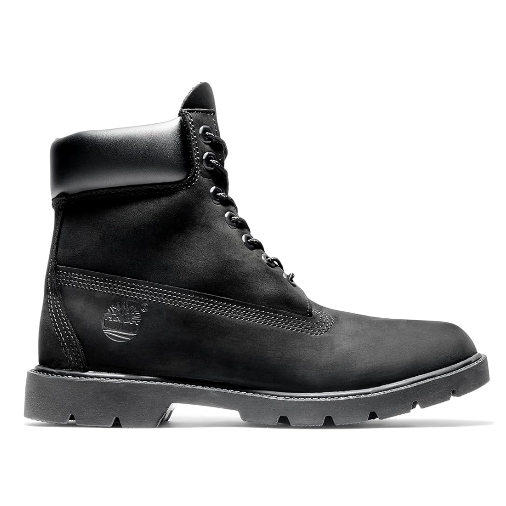 Timberland Classic 6" Premium Waterproof Boot, Black Nubuck, Size Options