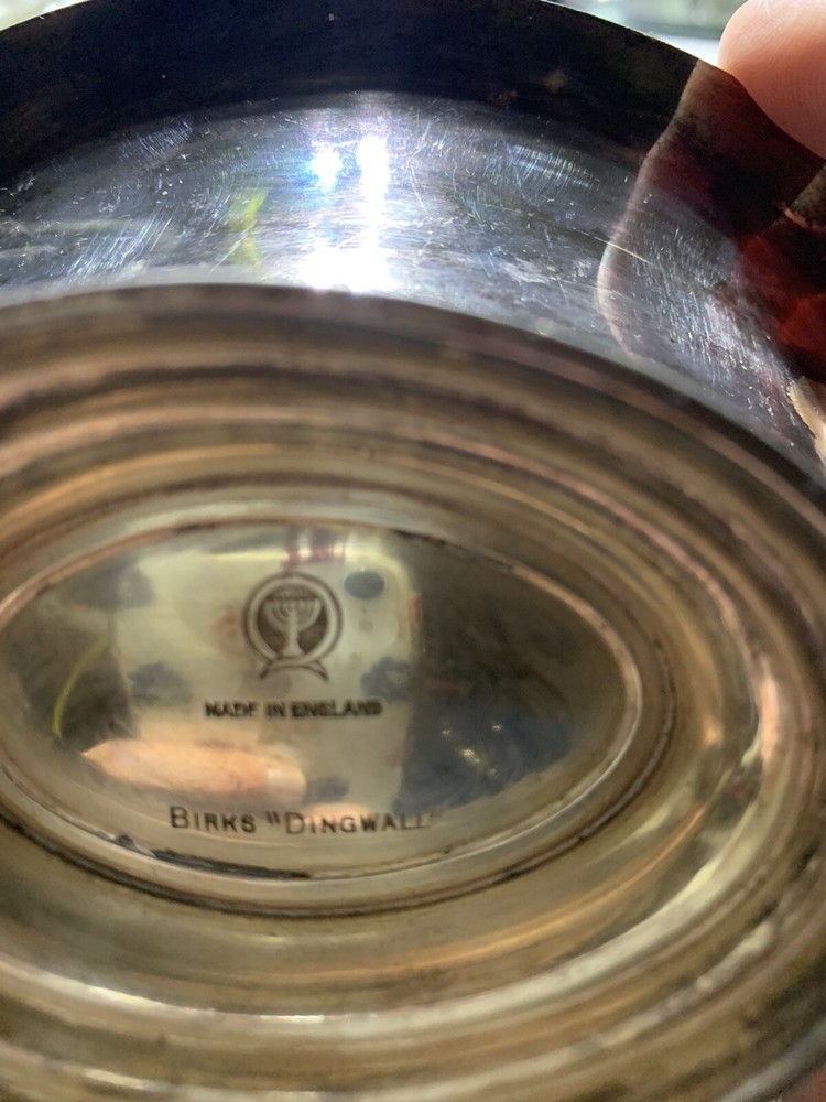 Birks Dingwall Candy Dish. England Vtg Signed