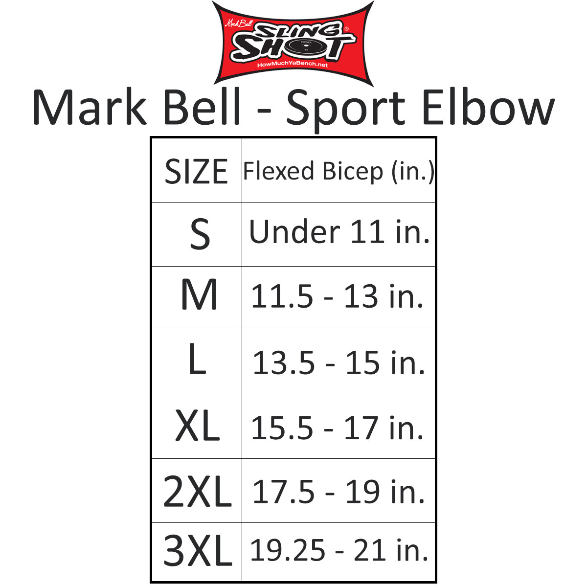 Sling Shot Compression Elbow Sleeves by Mark Bell - Black