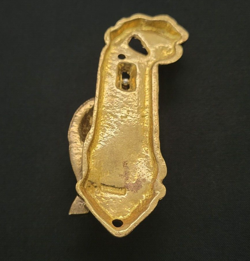 Vintage Mid-Century Brass Door Knocker