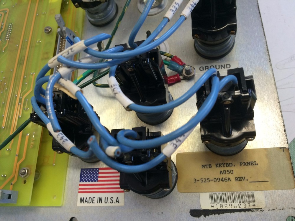 CINCINNATI MILACRON A850 MTB,DSMP OPERATOR INTERFACE KEYPAD,3-525-0946A,CV