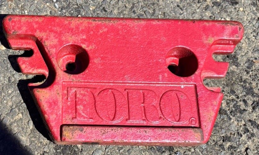 Toro Groundmaster 345 Counter Weight 24-5790 Garden Tractor Script Front Bolt On