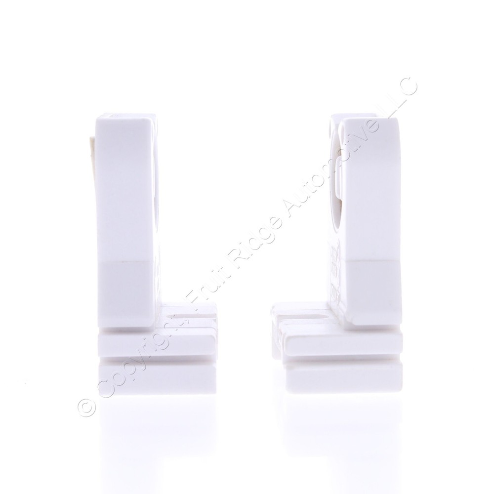 2-Pack Leviton Fluorescent Lamp Holder Light Socket G13 Base T8 T12 Medium 13351