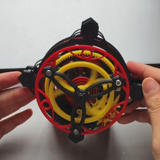 3D Printing Creative Tourbillon Desktop Ornament Decompression Toy Gift