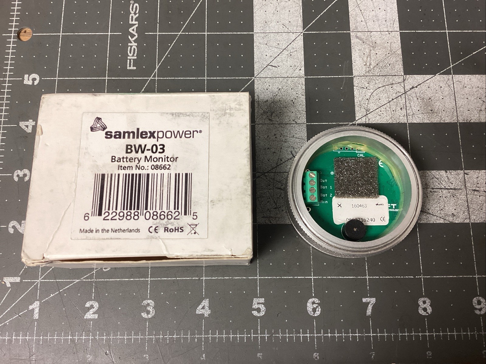 SAMLEX POWER BATTERY MONITER BW-03 08662 (LXE22V)