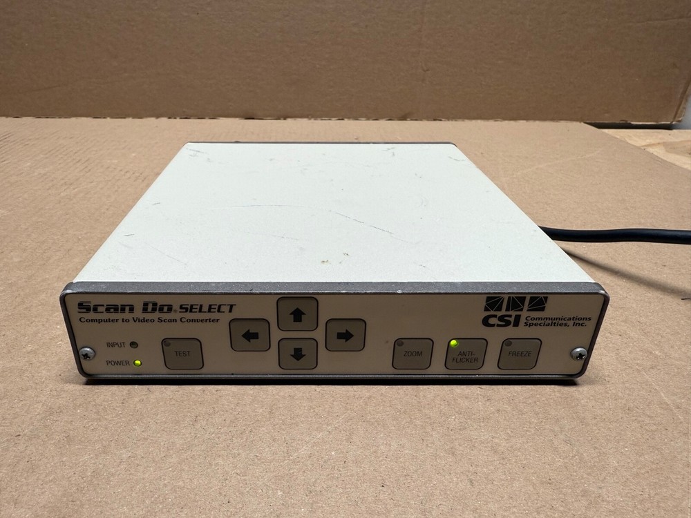 COMMUNICATIONS SPECIALTIES SCAN DO SELECT 1290 COMPUTER TO VIDEO SCAN CONVERTER