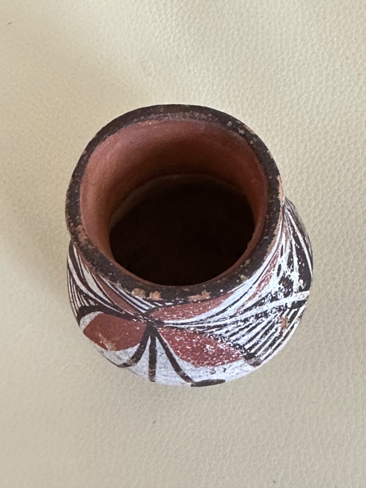 Vintage Isleta Pueblo Pot 4.25" x 2.5"