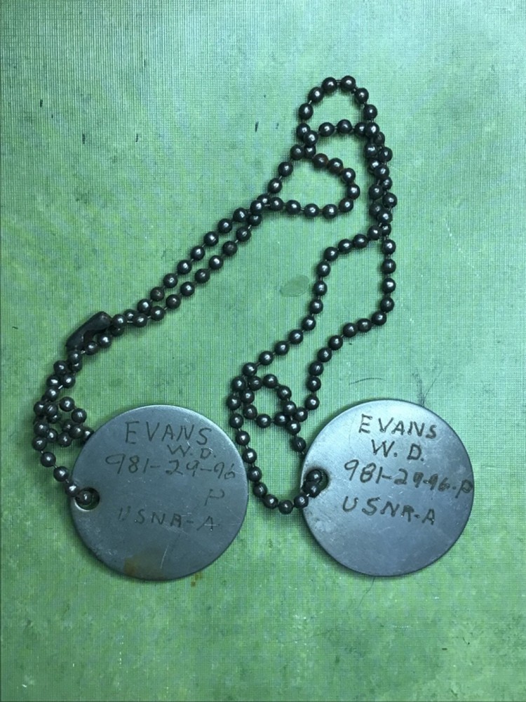 WW2 Veteran USNR Dog Tags