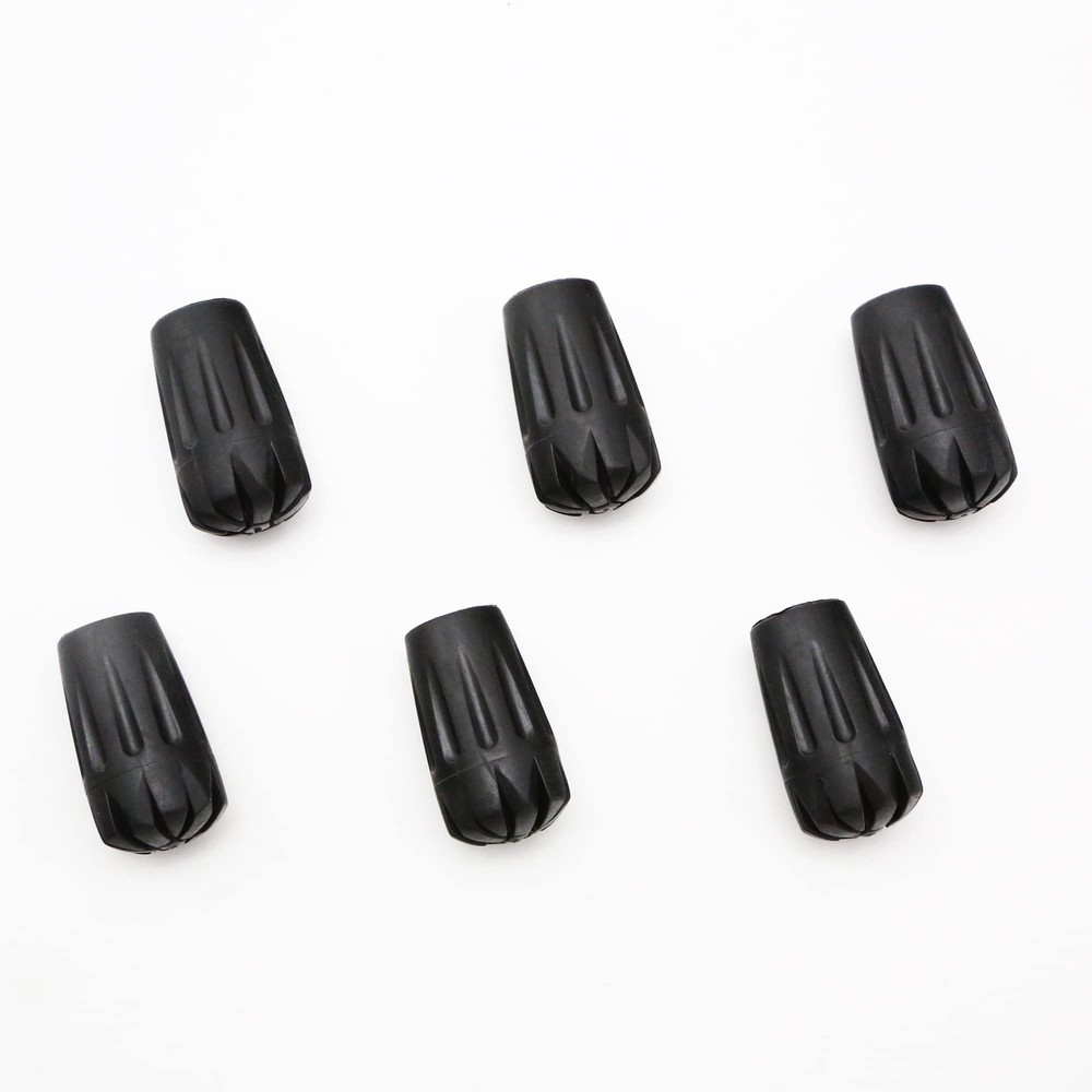 Trekking Pole Tips 6pc/set Walking Stick Tips Hiking Pole Tips Rubber Tips Walki