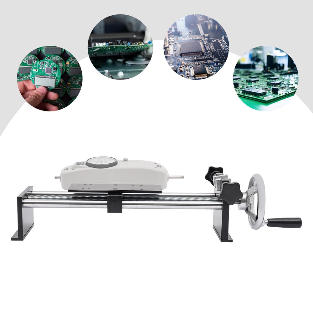Hand Horizontal Force Gauge Test Stand Push Pull Force Test Stand  Black US