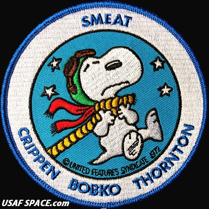 Authentic - SMEAT - SNOOPY - NASA MSC JSC - ORIGINAL A B Emblem - SPACE PATCH