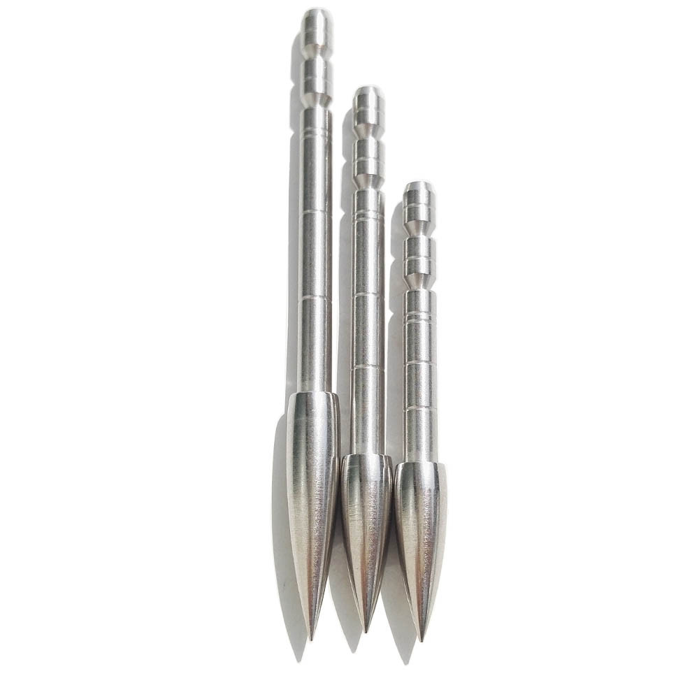12X Archery Arrowheads 100-200gr Insert Tips Point ID4.2mm Arrow Target Practice