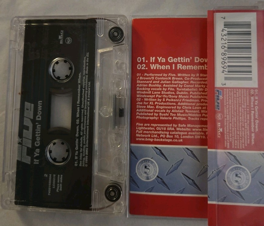 If Ya Getting Down Five Cassette Tape Single Excellent Condition