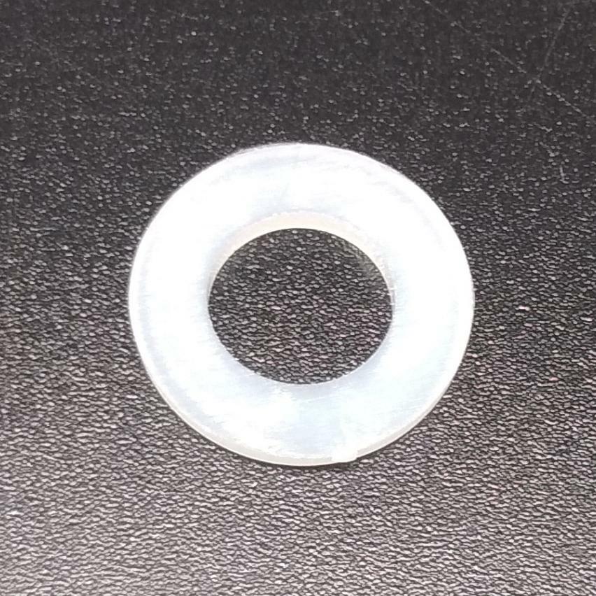 1000pcs M5 White Nylon Flat Washers