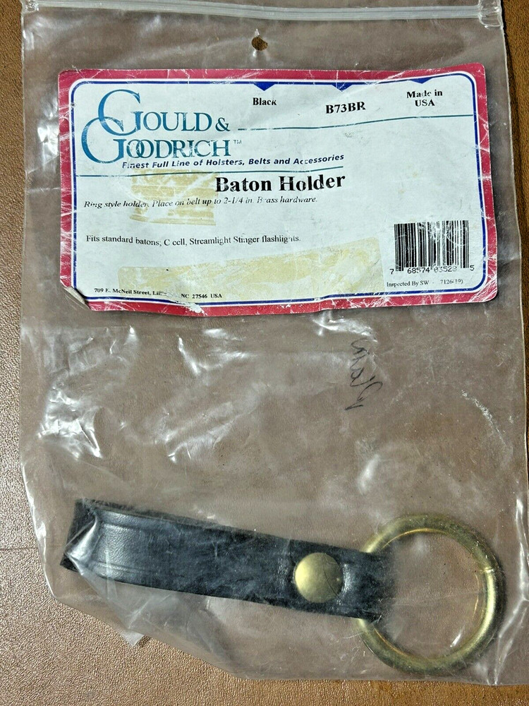 Gould And Goodrich Baton Flashlight Holder