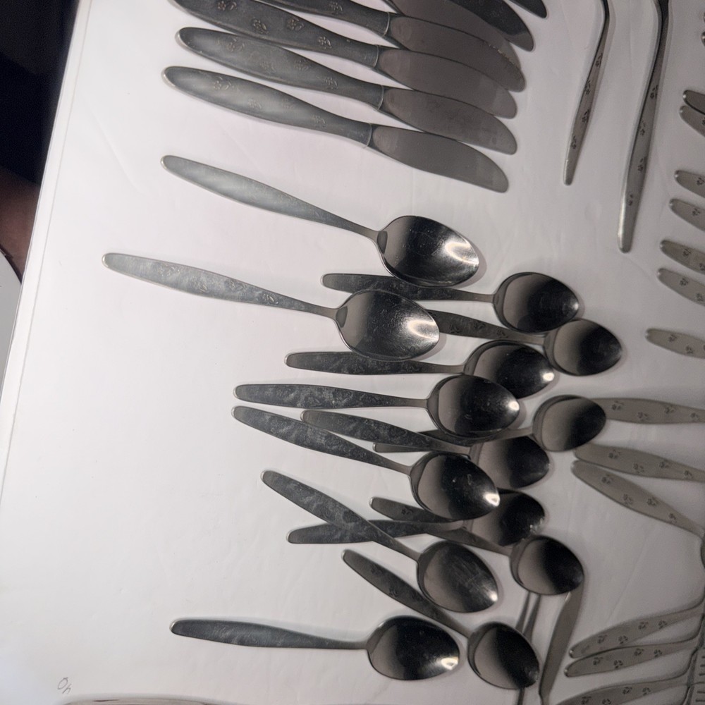 Vtg 69pc Tuscan Ware 1958 easterling floret pattern-See Pics