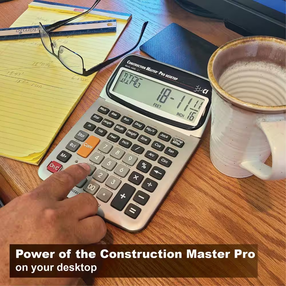 Construction Master Pro Desktop with Full Trigonometric Function