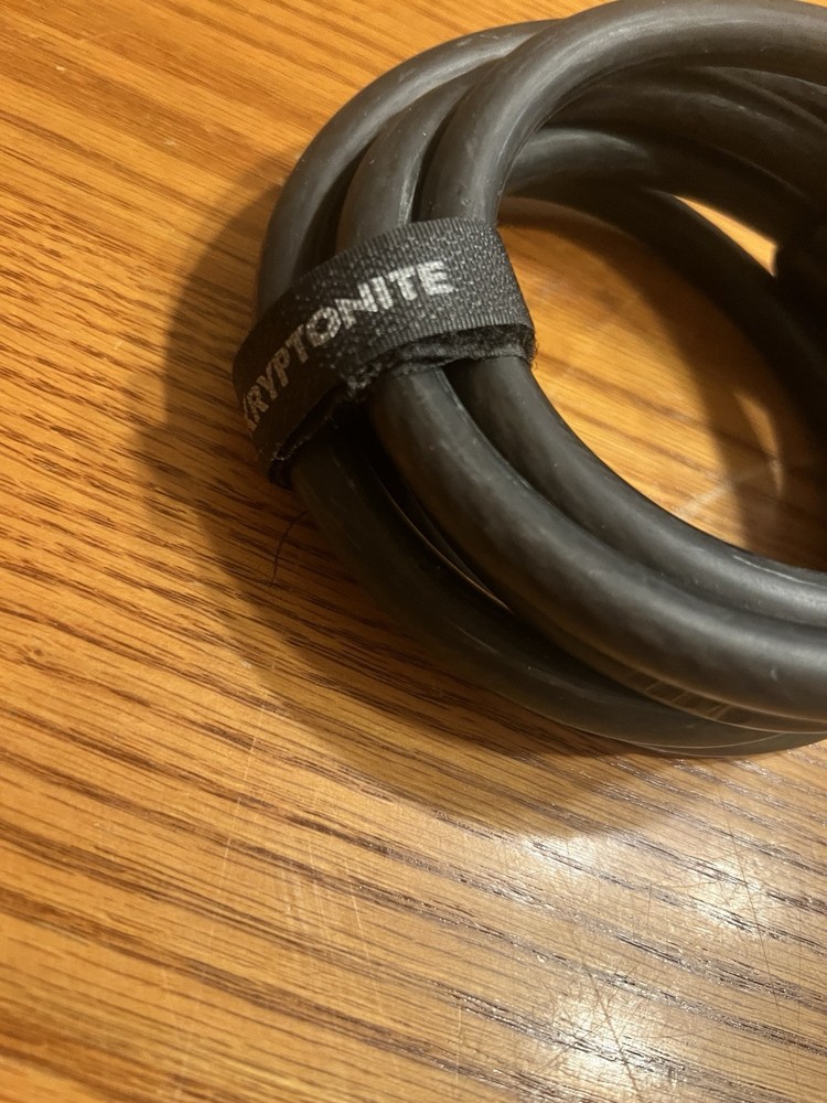 Kryptonite KryptoFlex Cable Lock - with Key, 6' x 10mm