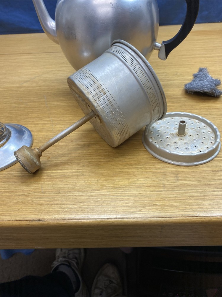 Vtg Universal Landers Frary & Clark Stove Top Open Fire Percolator Coffee Maker