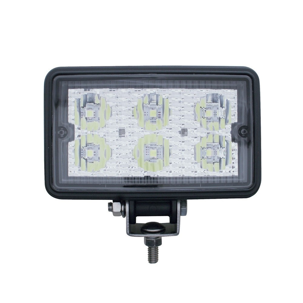 United Pacific 39901 6 High Power 3 Watt LED Rectangular Work Light