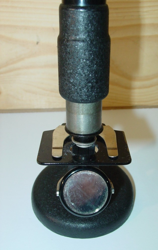 Antique Collectable WOLLENSAK MICROSCOPE 250 POWER Original Box & Instructions
