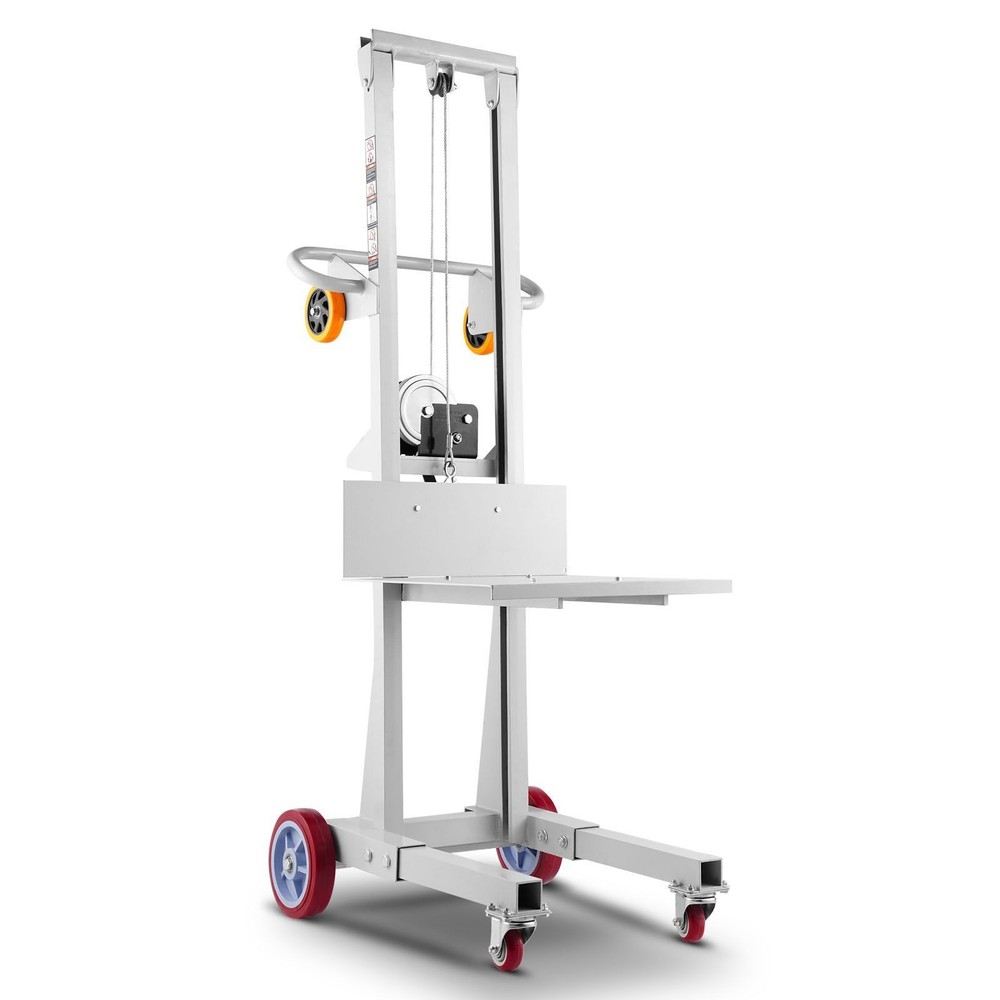 Reinforced Welded Joint Stacker with 400lb Working Load and Mobility