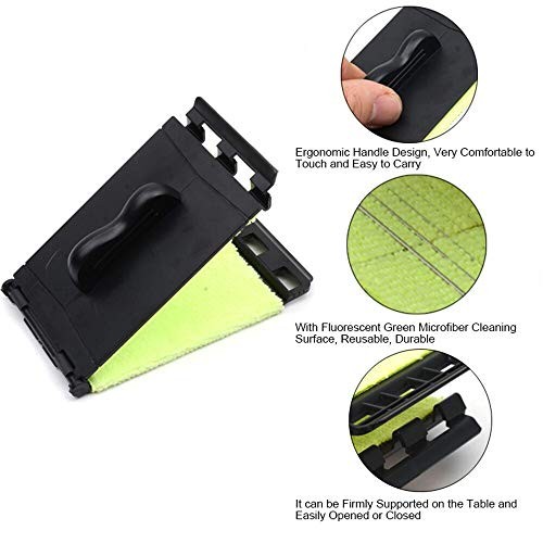 Guitar String Cleaner Clean Fretboard Cloth Tool Scrubber for 2pack Green