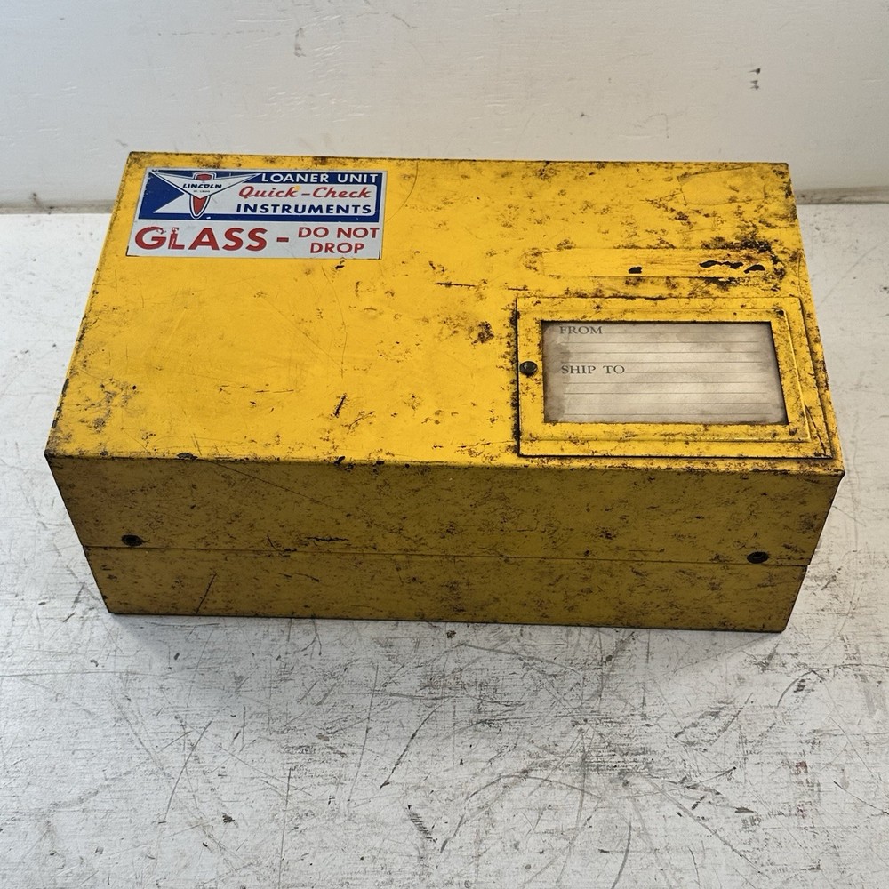 LINCOLN MODEL 358 Ignition Points Output Secodary Current Meter Made By Simpson