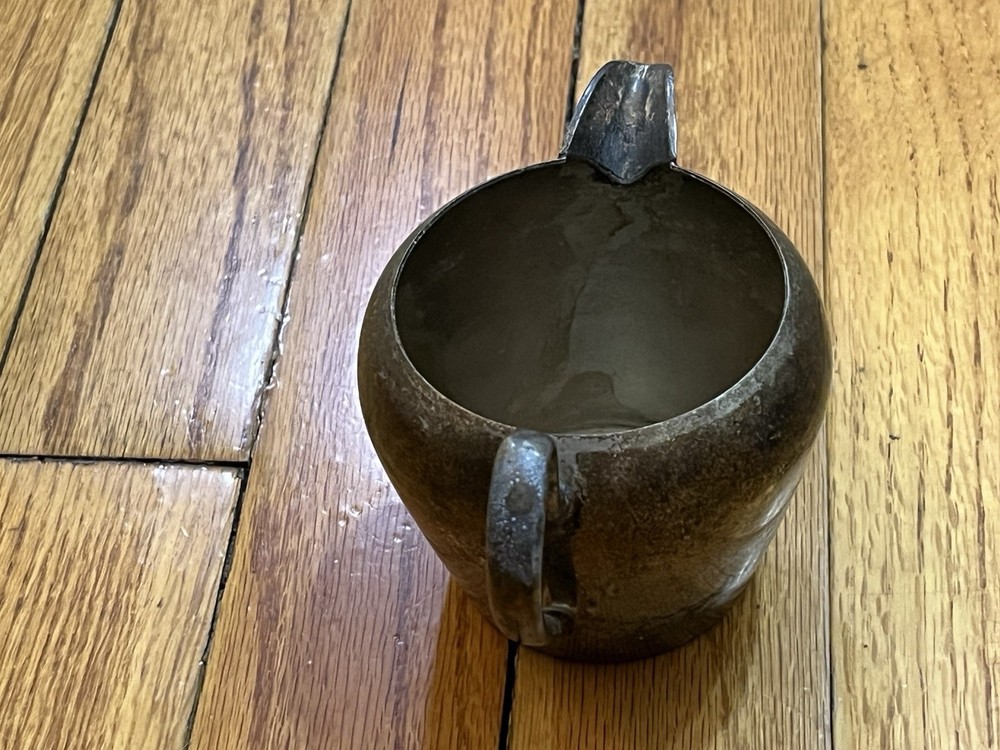 Gotham Silver on Copper Sugar (No Lid) & Creamer Set