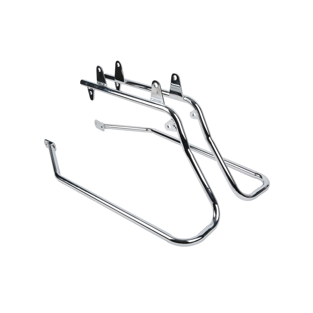 Saddlebag Saddle bag Conversion Brackets Set with Hardware For Harley Softail