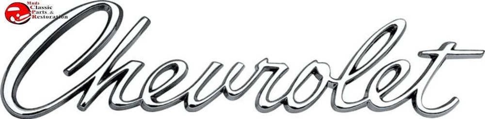 1967 'CHEVROLET' HEADER/TRUNK EMBLEM