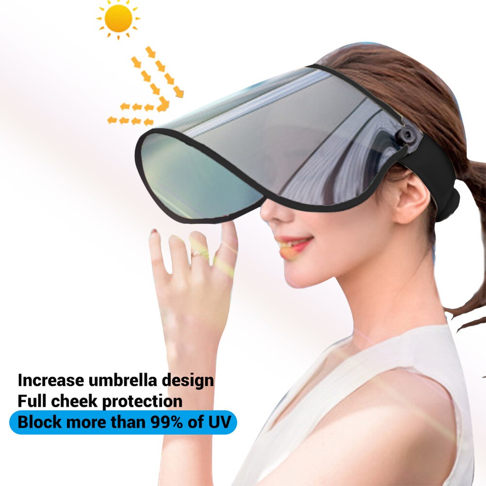 Adjustable Sun 360° Rotation Sun Visor Hat UV Protection Hat Face