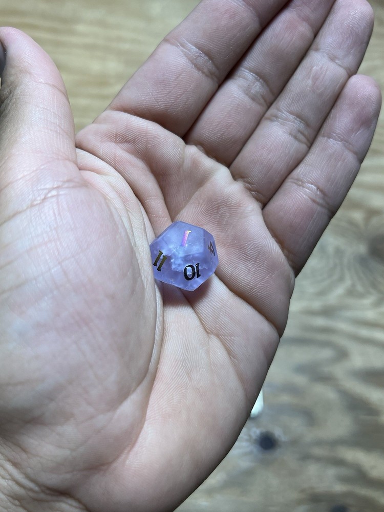 DNDND Dice Purple
