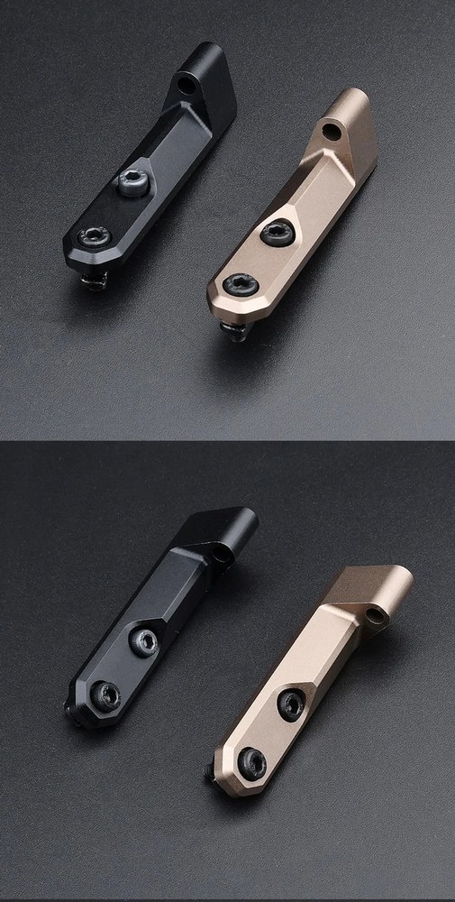 Tactical Mlok & Keymod Metal Base Mount For M640 M340 Airsoft Flashlight Base