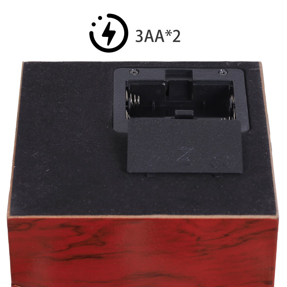 Leather Automatic Watch Winder Box Single Storage Display Case Box Silent Motors