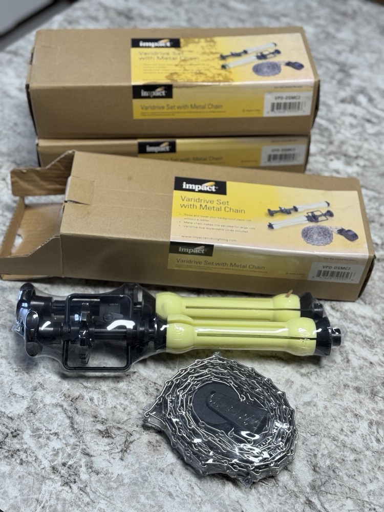Varidrive Set With Metal Chains And Wall Bracket New In Boxes