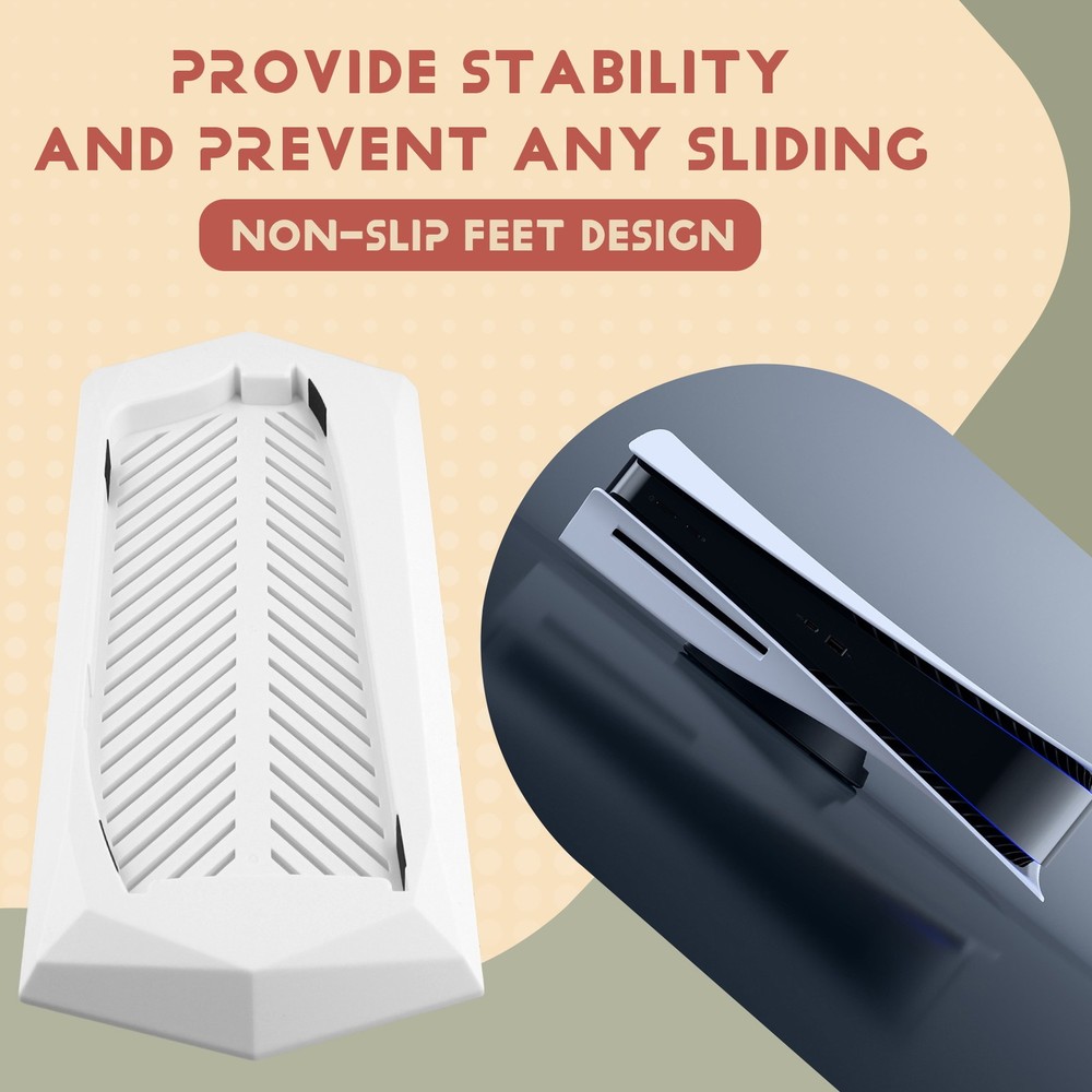 Vertical Stand for 5 Slim Optical Drive Version Console with Built-in5897