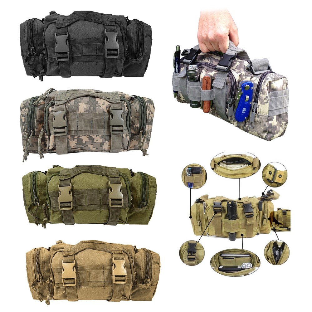 Every Day Carry Tactical Ballistic Nylon MOLLE System Compact Deployment Bag