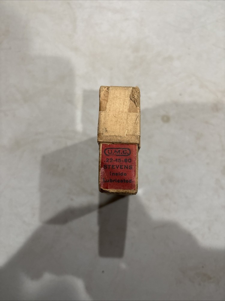 Vintage UMC Stevens 22-15-60 Empty Shell Box Scarce