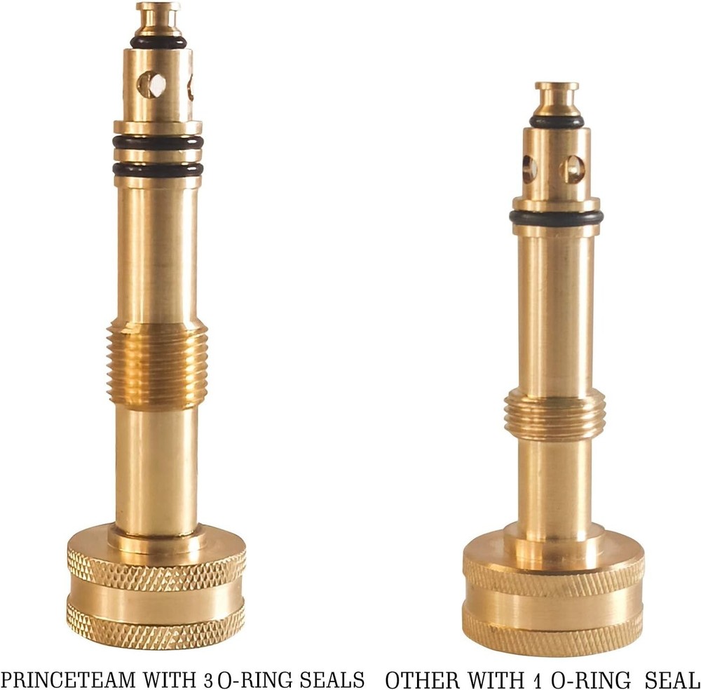 Compact Adjustable Brass Hose Nozzle Set with 10 Washers - Durable & Efficient