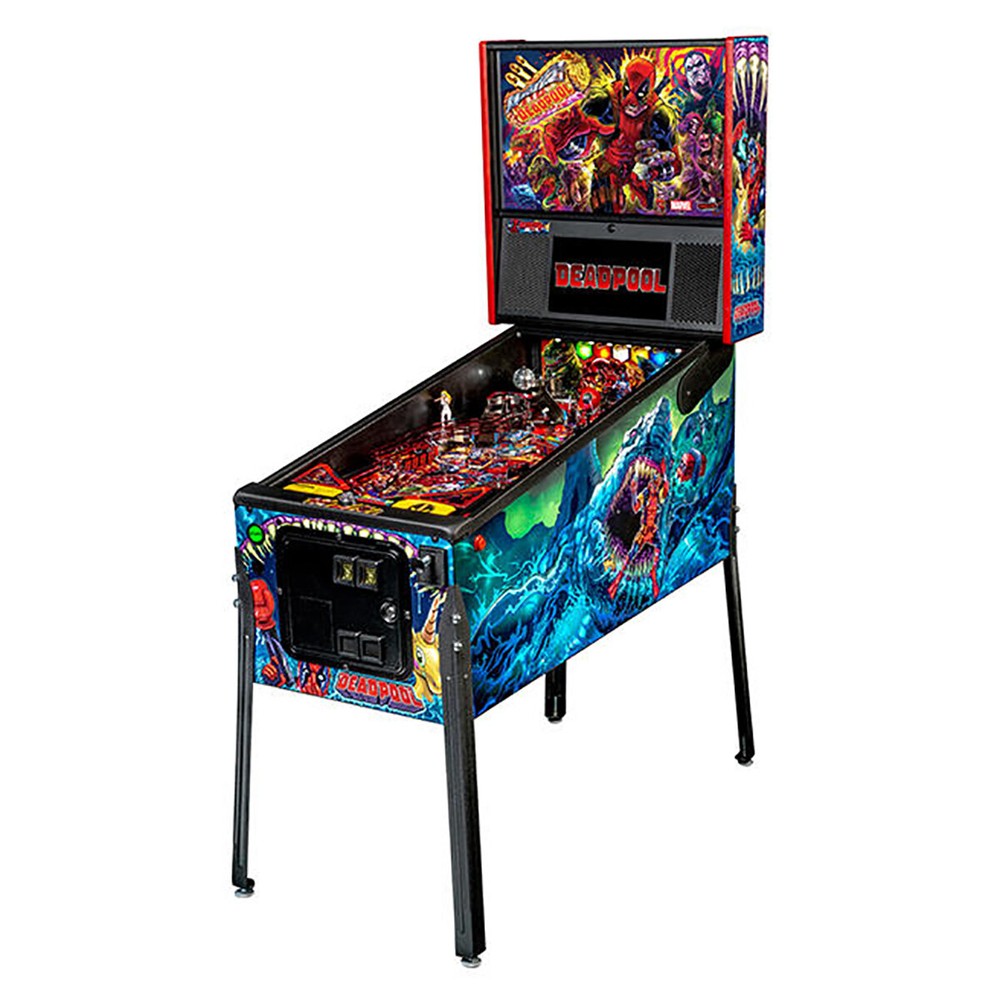 Stern Deadpool Premium Pinball Machine with Installed Shaker Motor