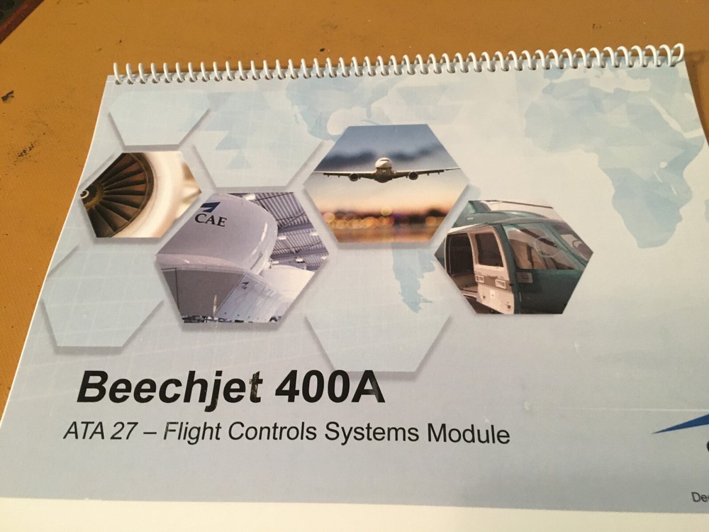 BeechJet 400A Flight Controls Systems Booklet Manual