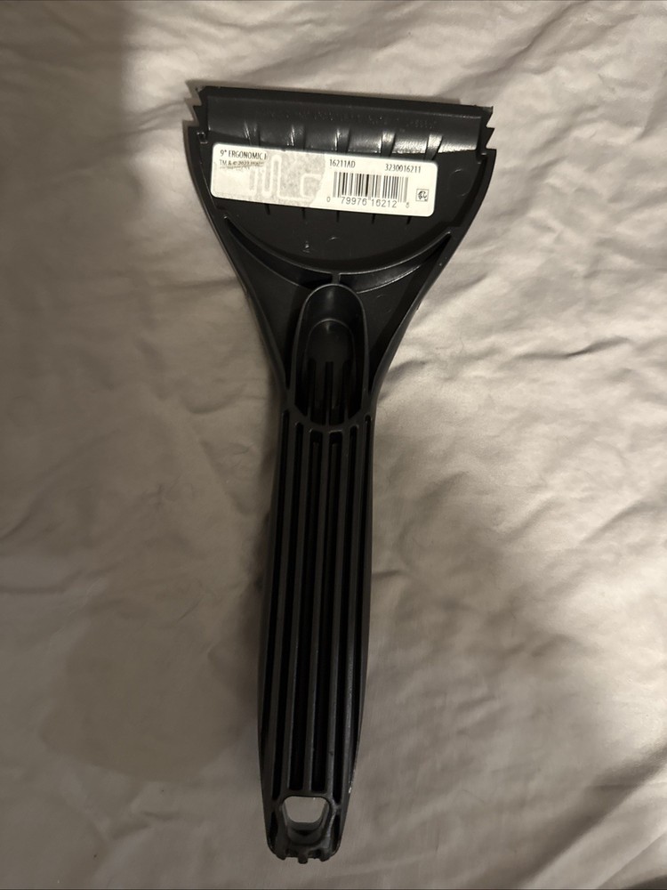 Black 9 Inch Ergonomic Ice Scraper
