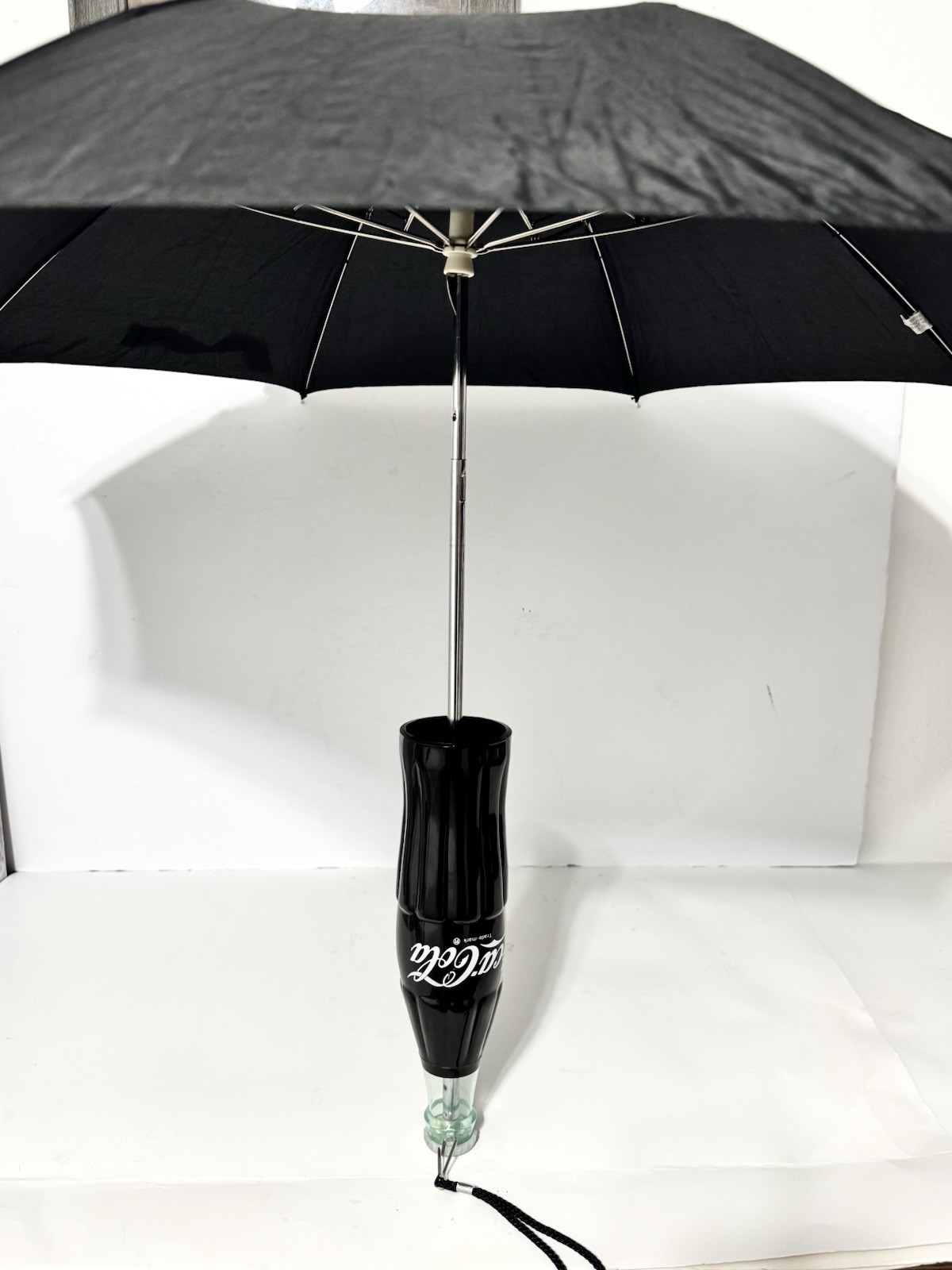 Vintage Coca-Cola Coke Bottle Umbrella 100th Centennial 30” Coke Collectible