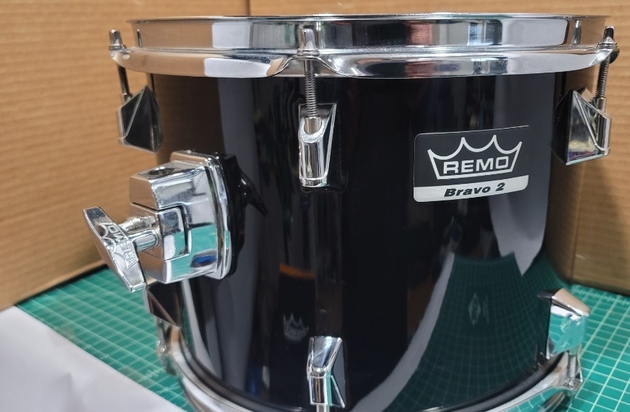 Remo Bravo 2 Tom 12x9 inch Black